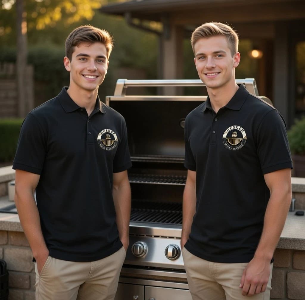 Husker Grill Cleaning service technicians